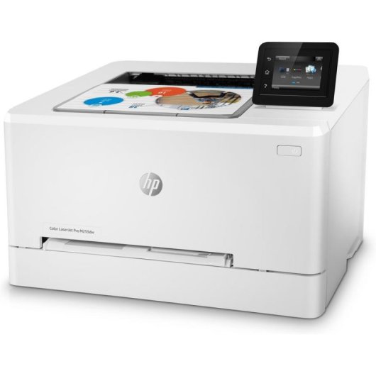 Impresora Láser Color Wi-Fi HP Color LaserJet Pro M255dw con impresión dúplex y pantalla táctil