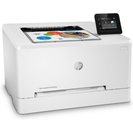 Impresora Láser Color Wi-Fi HP Color LaserJet Pro M255dw con impresión dúplex y pantalla táctil
