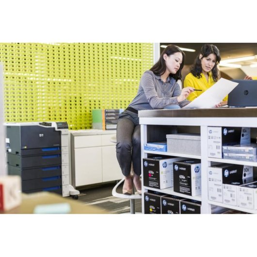 Impressora Laser Ethernet HP Color LaserJet Pro CP5225dn Multifunções A3 Cor