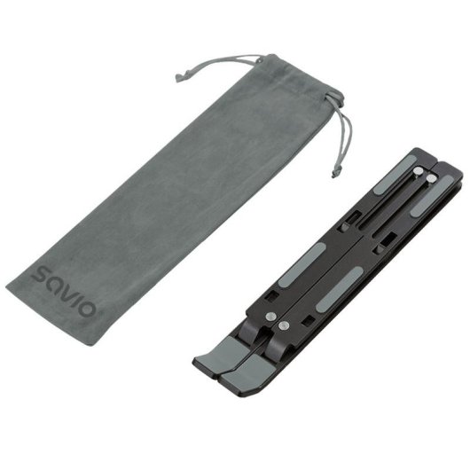 Savio PB-05 Soporte portátil para portátil y tablet Mesa 0°-40° Ajustable hasta 18" Máx 245g