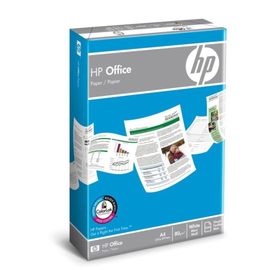 Papier für Drucker HP A4 500 Blatt 80 g/m²