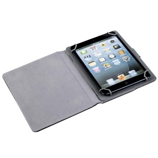Capa Folio RivaCase 3017 para Tablet 10.1" Cualquier Marca Pele Sintética Preta