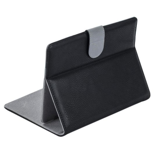 Capa Folio RivaCase 3017 para Tablet 10.1" Cualquier Marca Pele Sintética Preta