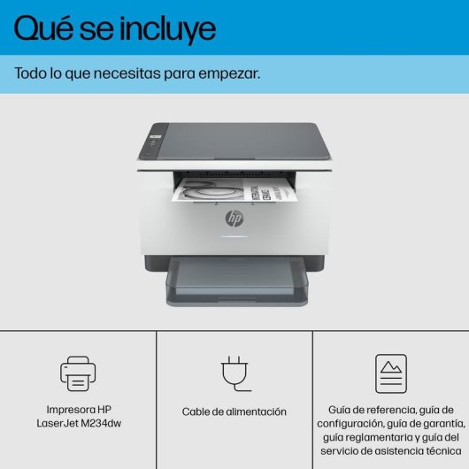 Impresora Láser Wi-Fi HP M234dw Multifunción con Dúplex y Escáner