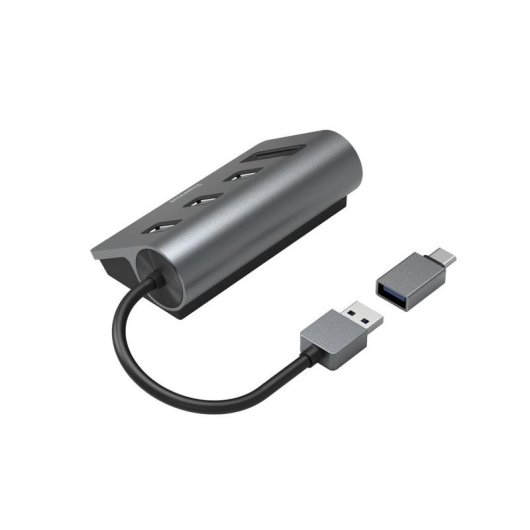 Hub USB Hama 00200140 con Lettore di Carte 3 Porte USB 3.2