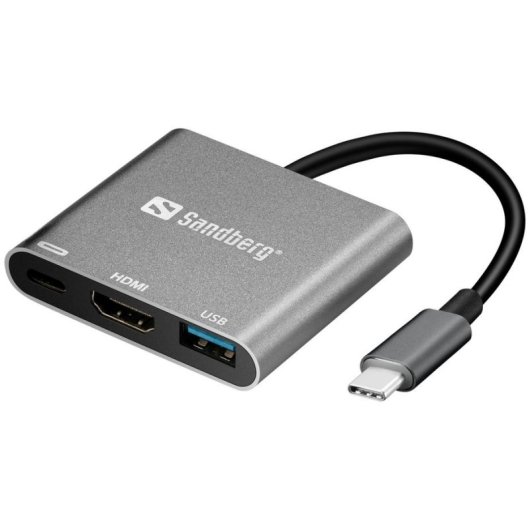 Adattatore grafico USB-C Sandberg Mini Dock HDMI+USB