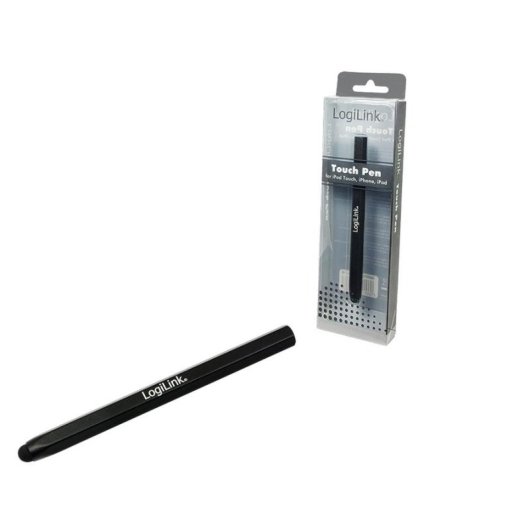 Digitalstift LogiLink AA0010 Schwarz Aluminium Gummi für iPad iPhone iPod