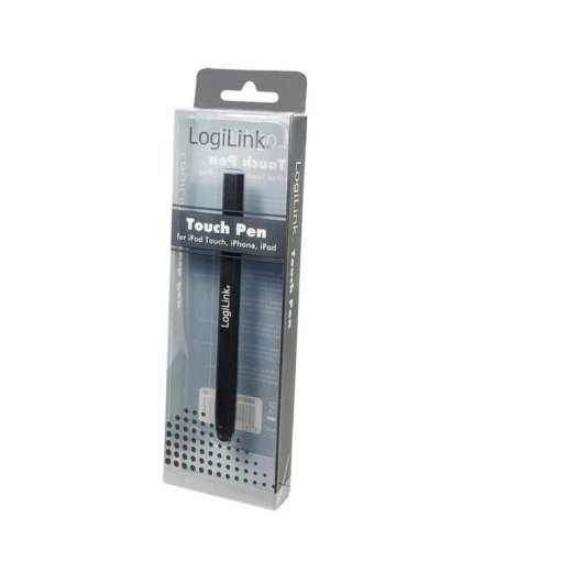 Digitalstift LogiLink AA0010 Schwarz Aluminium Gummi für iPad iPhone iPod