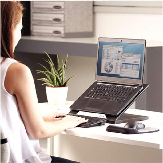 Fellowes Designer Suites Notebook-Ständer Tisch 17" Höhe 88-184 mm Neigung 0-30° Max 11,3 Kg