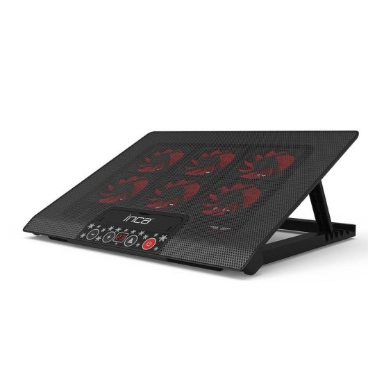 Ventilateur supplémentaire Inca INC-601GMS 17" 2500RPM avec éclairage rouge et commandes