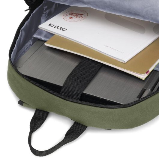 Mochila Dicota BASE XX D31965 pour portable 15.6" 350 g vert olive