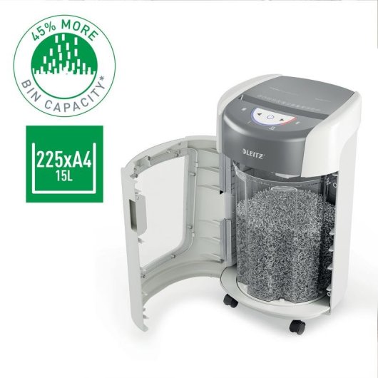 Trituradora de papel Leitz IQ OptiMax Home Office 225 Microcorte 15 L