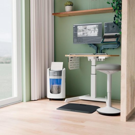 Trituradora de papel Leitz IQ OptiMax Home Office 225 Microcorte 15 L