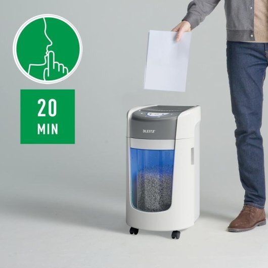 Trituradora de papel Leitz IQ OptiMax Home Office 225 Microcorte 15 L