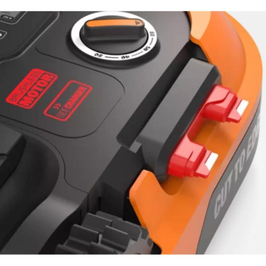 Robot cortacésped Worx WR165E 500 m² 18 cm Batería Ión Litio