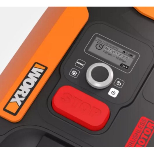 Robot cortacésped Worx WR165E 500 m² 18 cm Batería Ión Litio