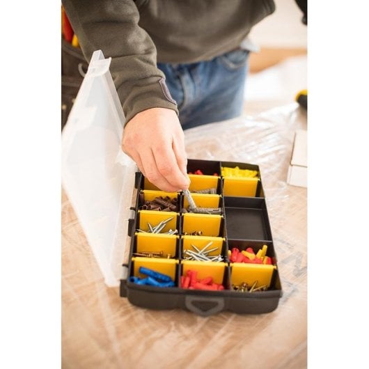Bandeja de almacenamiento Stanley STST81680-1 rectangular 17 compartimentos