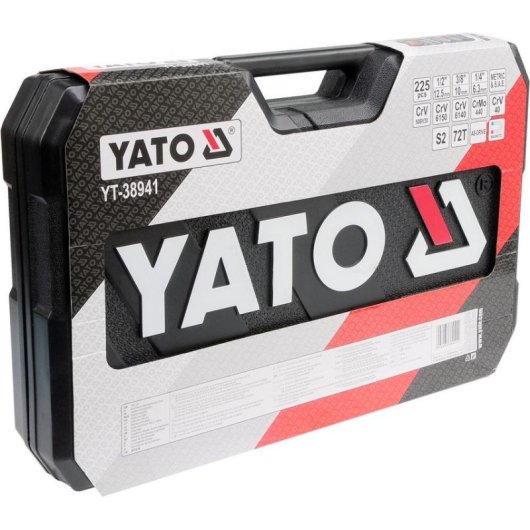 Juego de herramientas mecánicas Yato YT-38941 con llaves y alicates