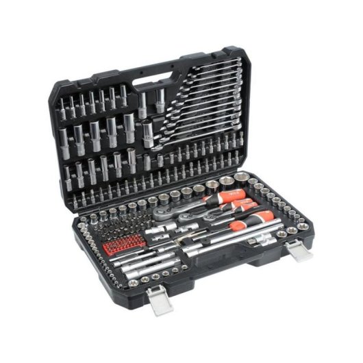 Juego de enchufes Yato YT-38841 1/2" Métrico/Imperial 216 piezas