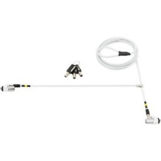 Cavo antifurto Mobilis 1,8 m chiave acciaio bianco