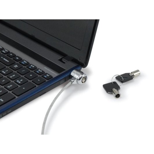 Cable antirrobo Conceptronic CNBSLOCK15T 1,5 m 2 llaves Plata