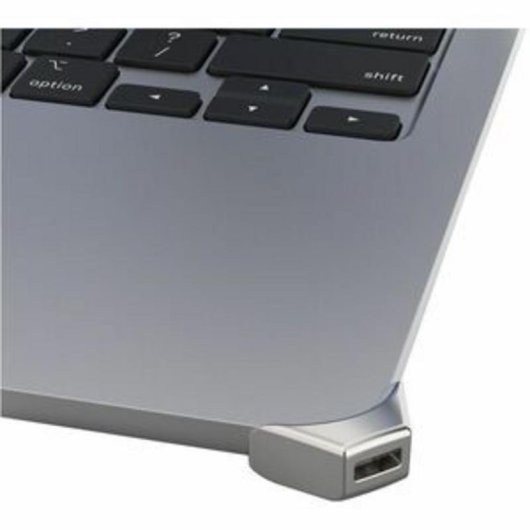 Ancre de sécurité Compulocks Ledge Lock pour MacBook Air 13" M2/M4 Argent