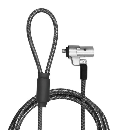 Cavo antifurto LogiLink NBS012 Raccordo Noble Chiave Acciaio Nero Argento
