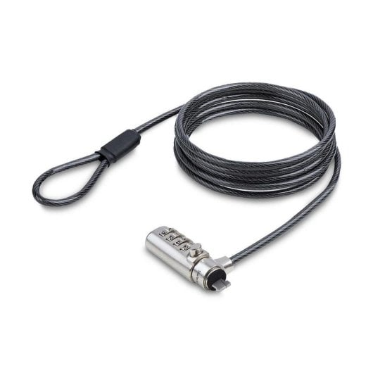 Câble Antivol pour Portable StarTech Nano avec Cadenas à Combinaison 1,5 m