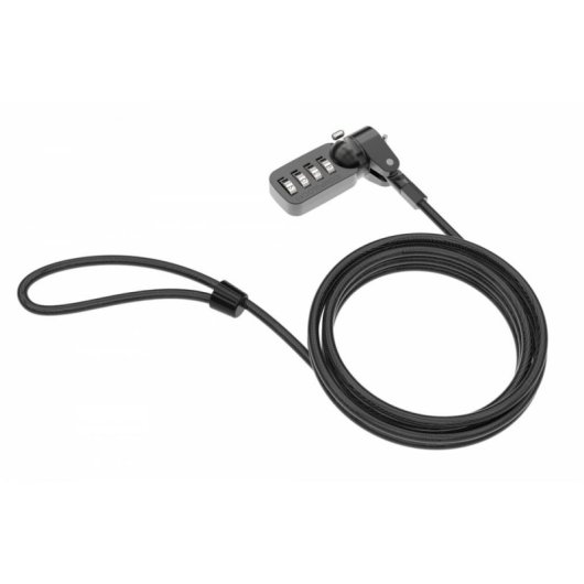Cavo antifurto con combinazione Maclocks CL37 Nero 1,83 m