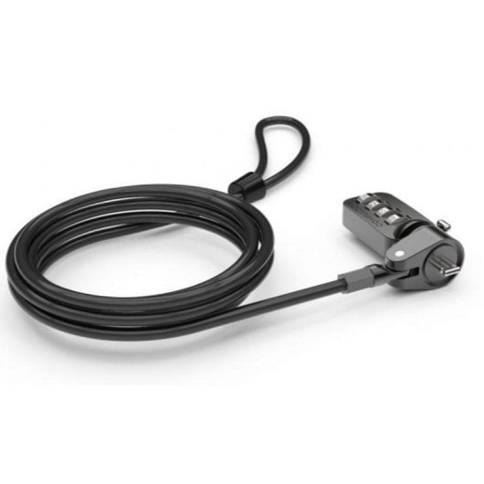 Cavo antifurto con combinazione Maclocks CL37 Nero 1,83 m