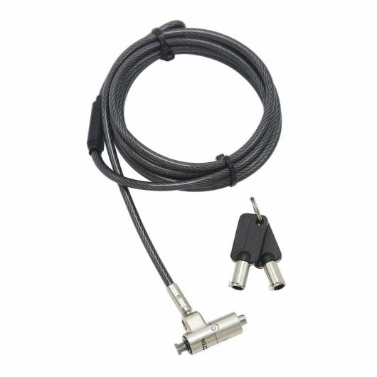 Cavo antifurto Dicota D31886 2 m Kensington 2 chiavi gomma zinco acciaio nero argento