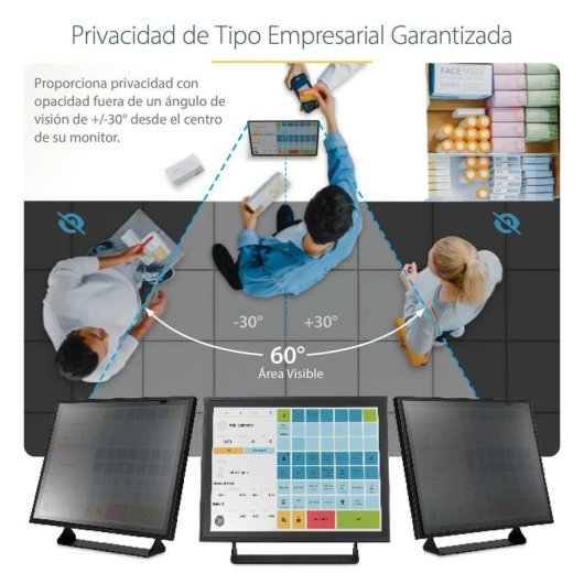Filtre de confidentialité StarTech 17" 5:4 pour moniteur anti-lumière bleue