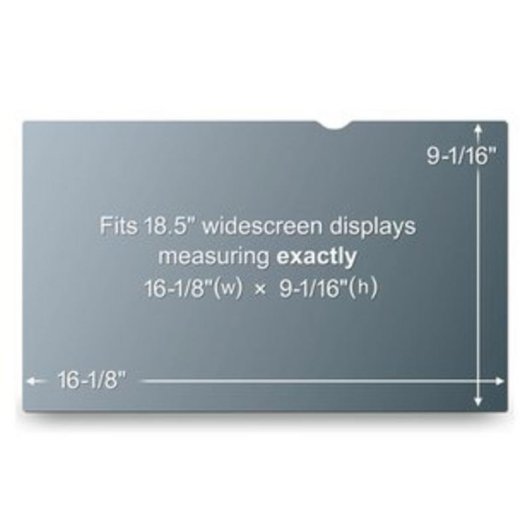 Filtro di privacy per monitor 3M PF18.5W 18.5" antiriflesso