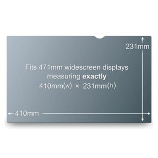 Filtro di privacy per monitor 3M PF18.5W 18.5" antiriflesso