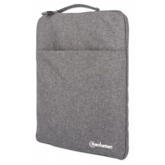 Funda para portátil Manhattan Seattle 15.6" gris acolchada