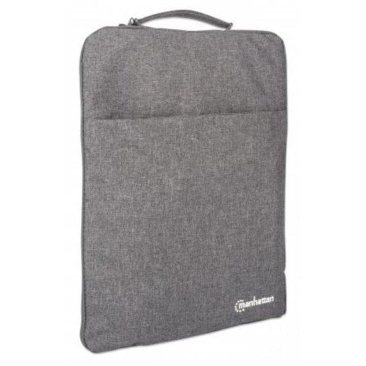 Funda para portátil Manhattan Seattle 15.6" gris acolchada