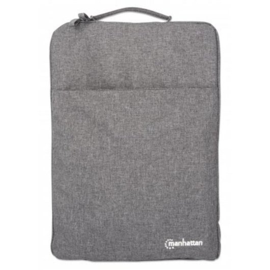 Funda para portátil Manhattan Seattle 15.6" gris acolchada