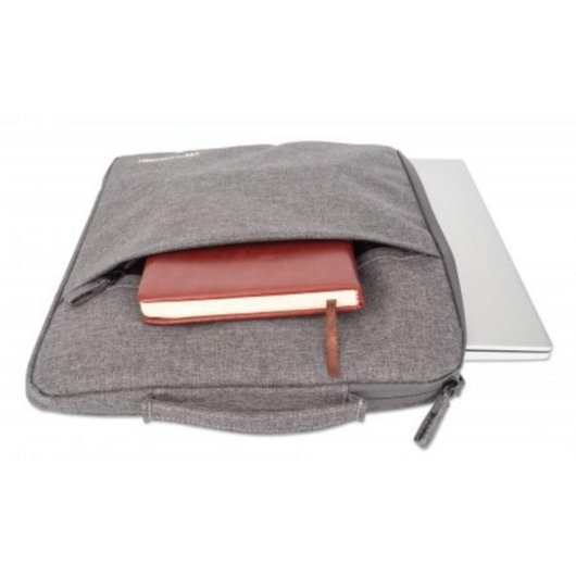 Funda para portátil Manhattan Seattle 15.6" gris acolchada