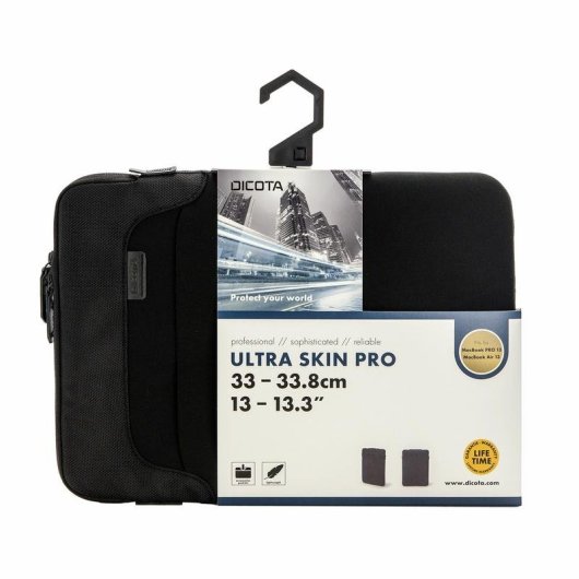 Funda Maletín Dicota Ultra Skin PRO 13.3" Negro
