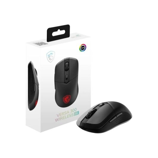 Mouse MSI VERSA 300 Wireless RF Bluetooth 2600 DPI Nero RGB