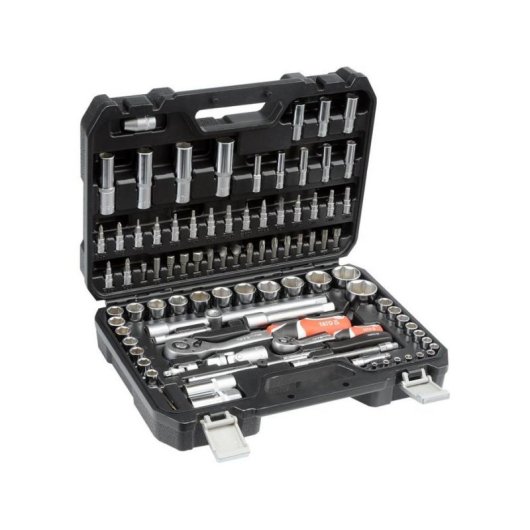 Set di utensili meccanici Yato YT-12681 con chiave a ratchet 94 pezzi
