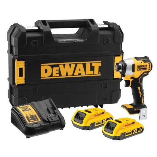 Destornillador de impacto DeWALT DCF809D2T 18V 2Ah 190 Nm 3200 RPM