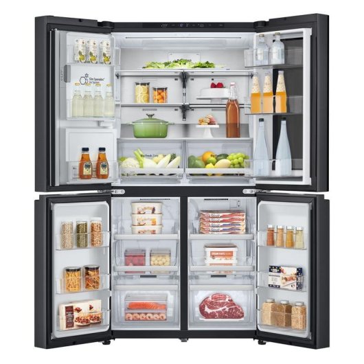 Frigorífico Americano LG GMG960EVJE Total No Frost 179cm 638L E Negro WiFi