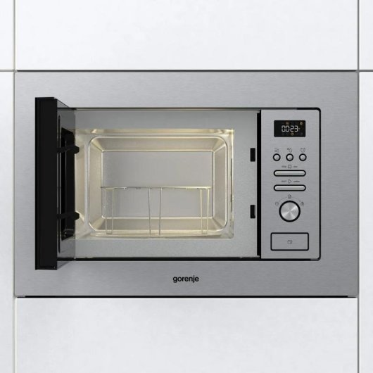 Micro-ondas Gorenje BM201AG1X 20 Litros 800W com Grill e Ecrã LED