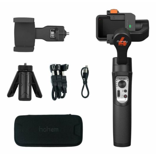 Estabilizador de câmara Hohem iSteady Pro4 3 eixos motor sem escovas desportivo