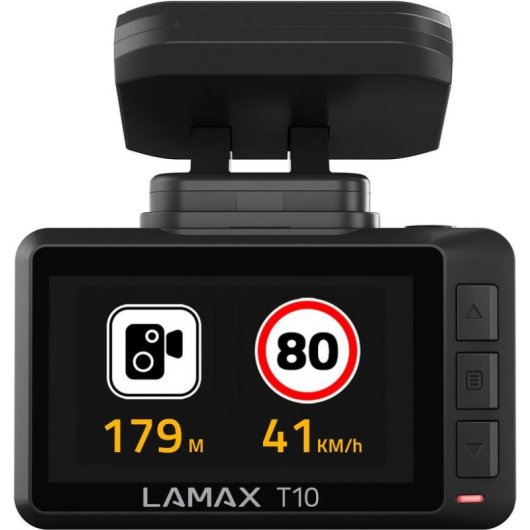 Caméra de tableau de bord Lamax T10 4K Ultra HD 16 MP Écran 2.45" Noir