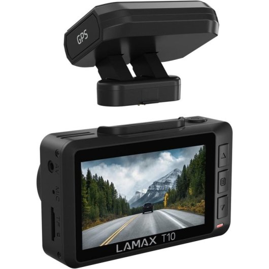 Caméra de tableau de bord Lamax T10 4K Ultra HD 16 MP Écran 2.45" Noir