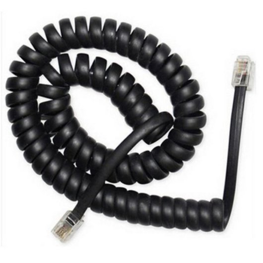 Cable de espiral para teléfono Gembird TC4P4CS-2M 2 m RJ10
