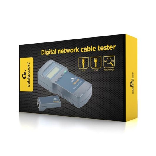 Comprobador de cables de red Gembird NCT-3 RJ-45 LCD Gris