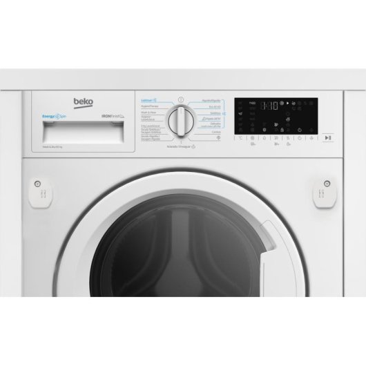 Lavasecadora Beko 8kg A B5DBT48437WB con motor ProSmart™ y AquaWave®